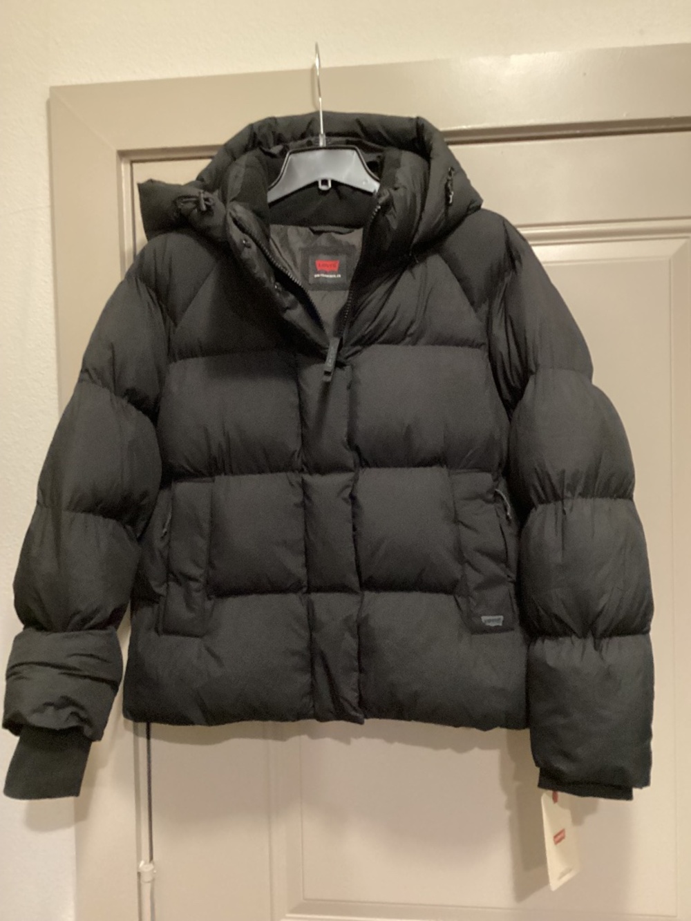 Levi's Hooded Quilted Puffer Jacket, size XL